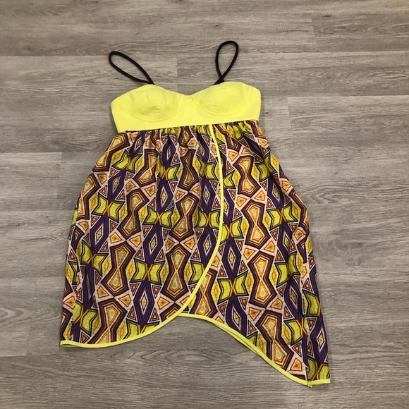 Ixiah Dresses & Skirts - Ixiah Silk Asymmetrical Dress Size S